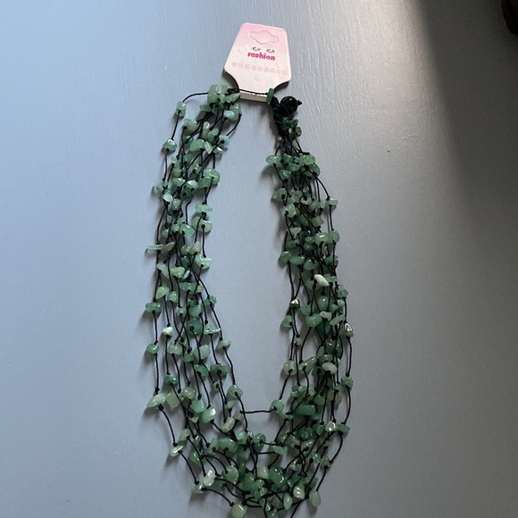 Jade Multi Strand Necklace - Picture 2 of 3